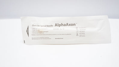 DUMedical DU20G35-1 AlphaAxon Quincke Spinal Ndle 20G x 3.5inch